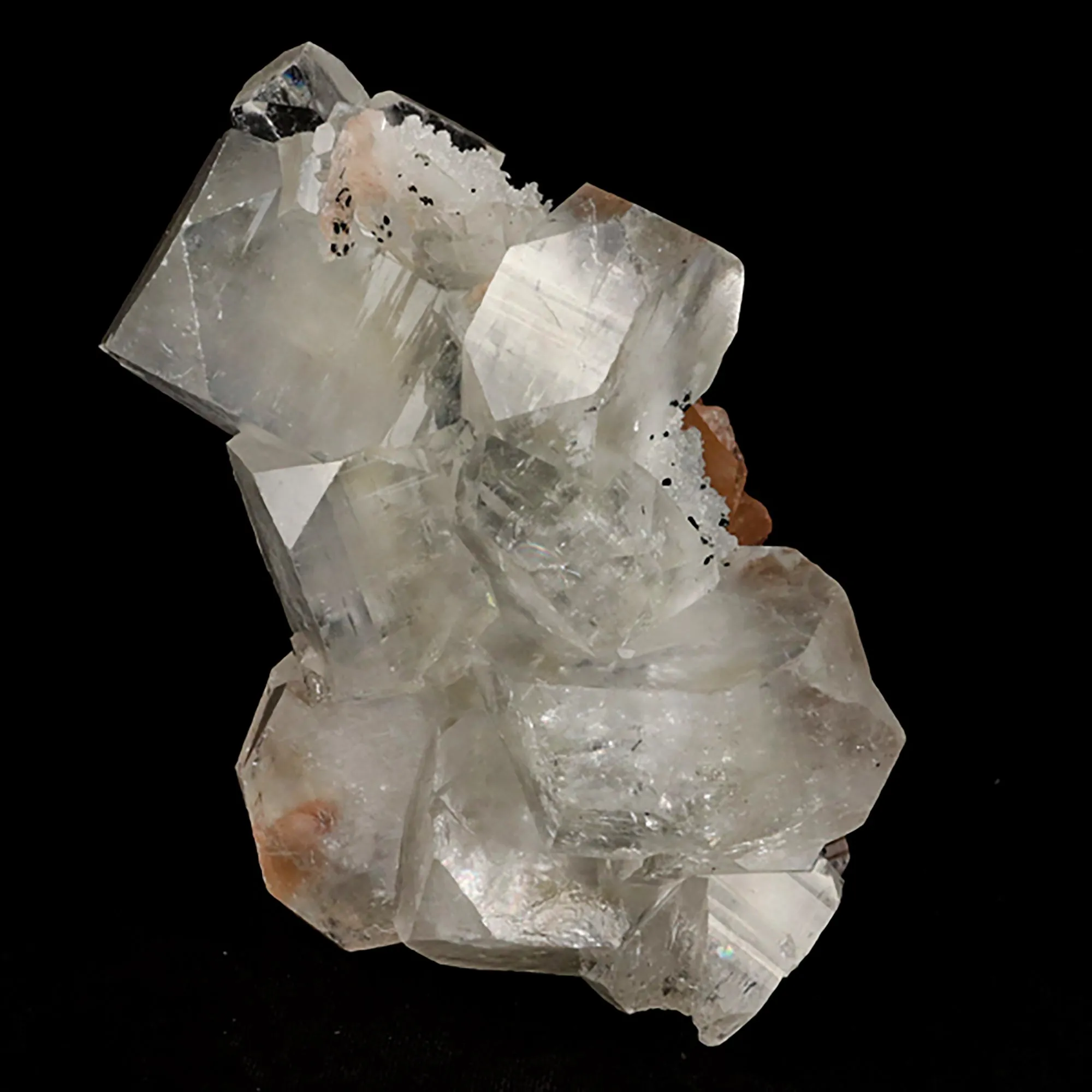 Apophyllite Cube with Stilbite and Chalcedony Natural Mineral Specimen - image 3