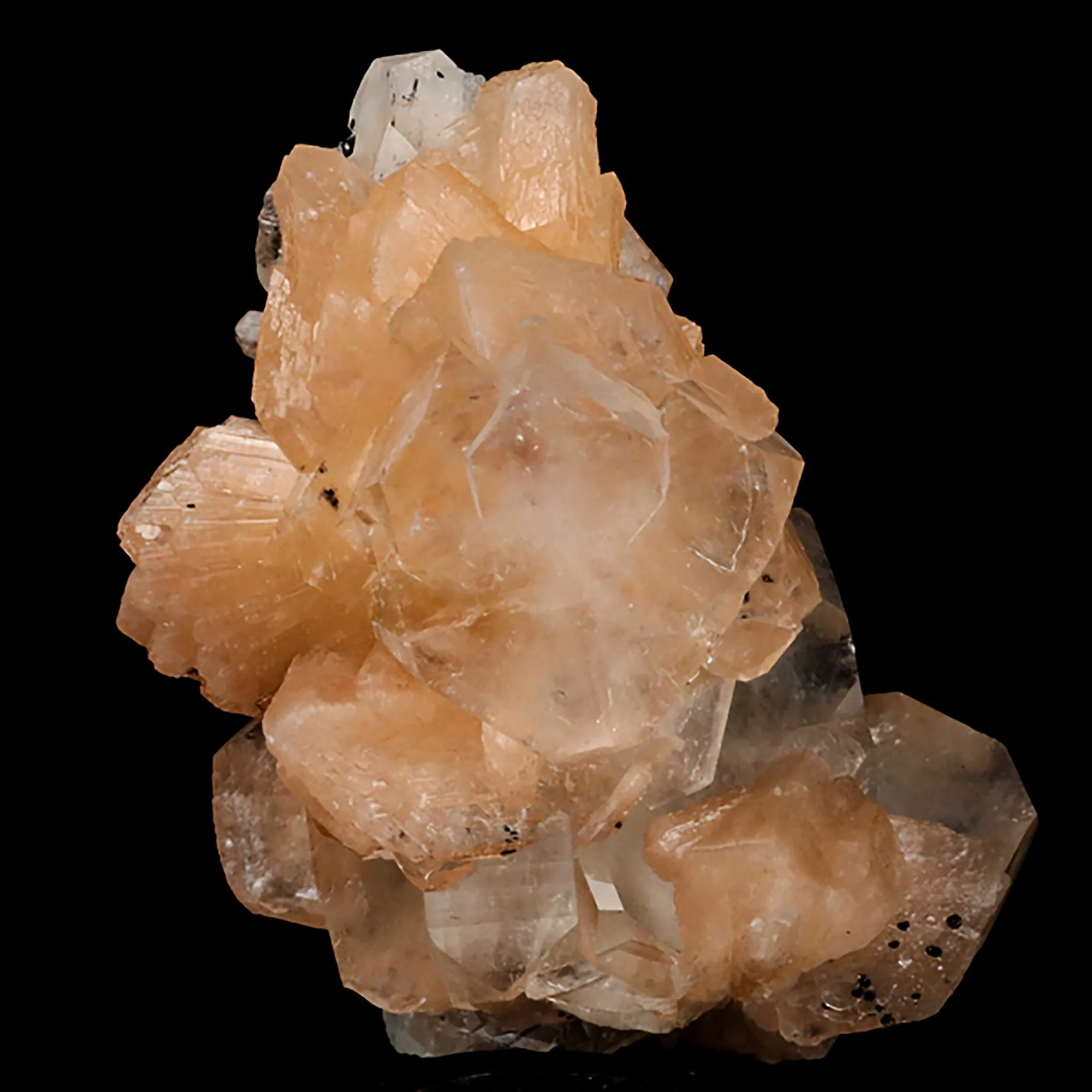 Apophyllite Cube with Stilbite and Chalcedony Natural Mineral Specimen - image 4