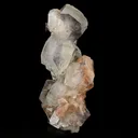 Apophyllite Cube with Stilbite Natural Mineral Specimen - image 3