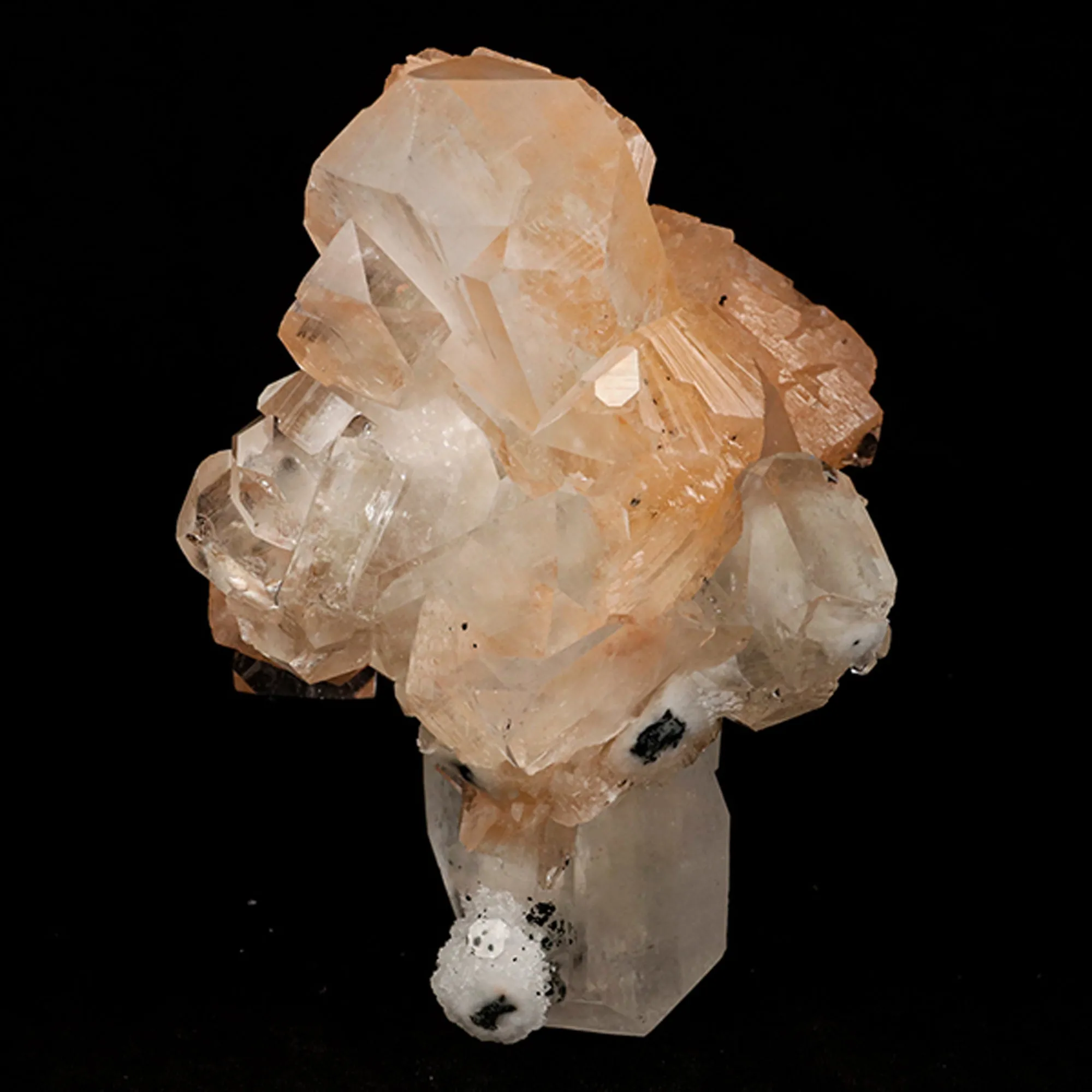 Apophyllite Cube with Stilbite Natural Mineral Specimen - image 4
