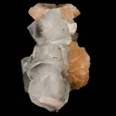 Apophyllite Cube with Stilbite Natural Mineral Specimen - image 3