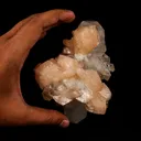Apophyllite Cube with Stilbite Natural Mineral Specimen - image 5