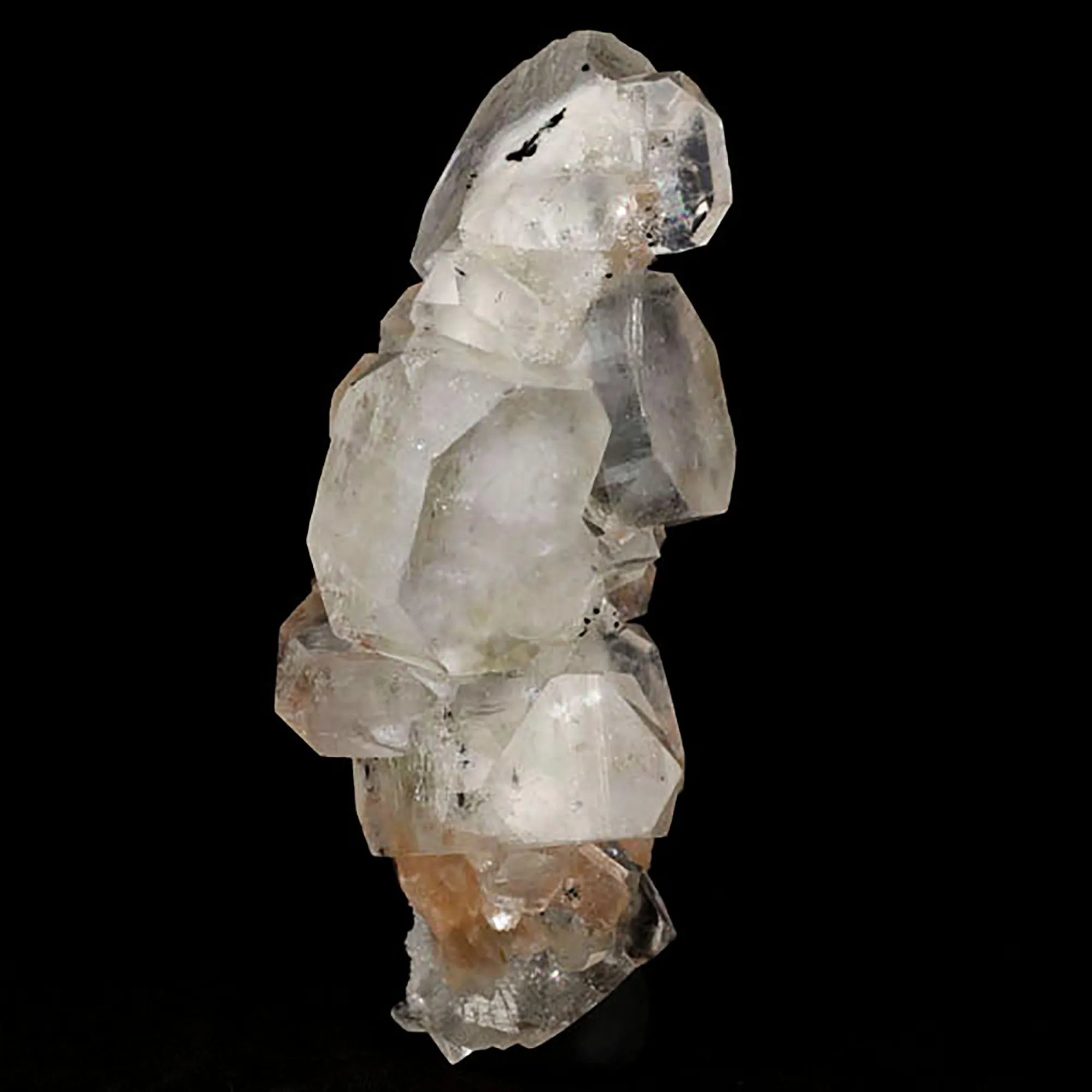 Apophyllite Cube with Stilbite Natural Mineral Specimen - image 2