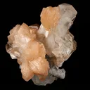 Apophyllite Cube with Stilbite Natural Mineral Specimen - image 2