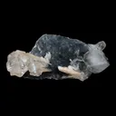 Apophyllite Cube with Stilbite on Chalcedony Natural Mineral Specimen - image 1