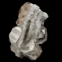 Apophyllite Cube with Stilbite on Chalcedony Natural Mineral Specimen - image 4