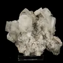 Apophyllite Cubes on Chalcedony Natural Mineral Specimen - image 1