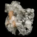 Apophyllite Cubes with Stilbite and Chalcedony Natural Mineral Specimen - image 1