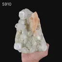 Apophyllite Cubes with Stilbite and Chalcedony Natural Mineral Specimen - image 5