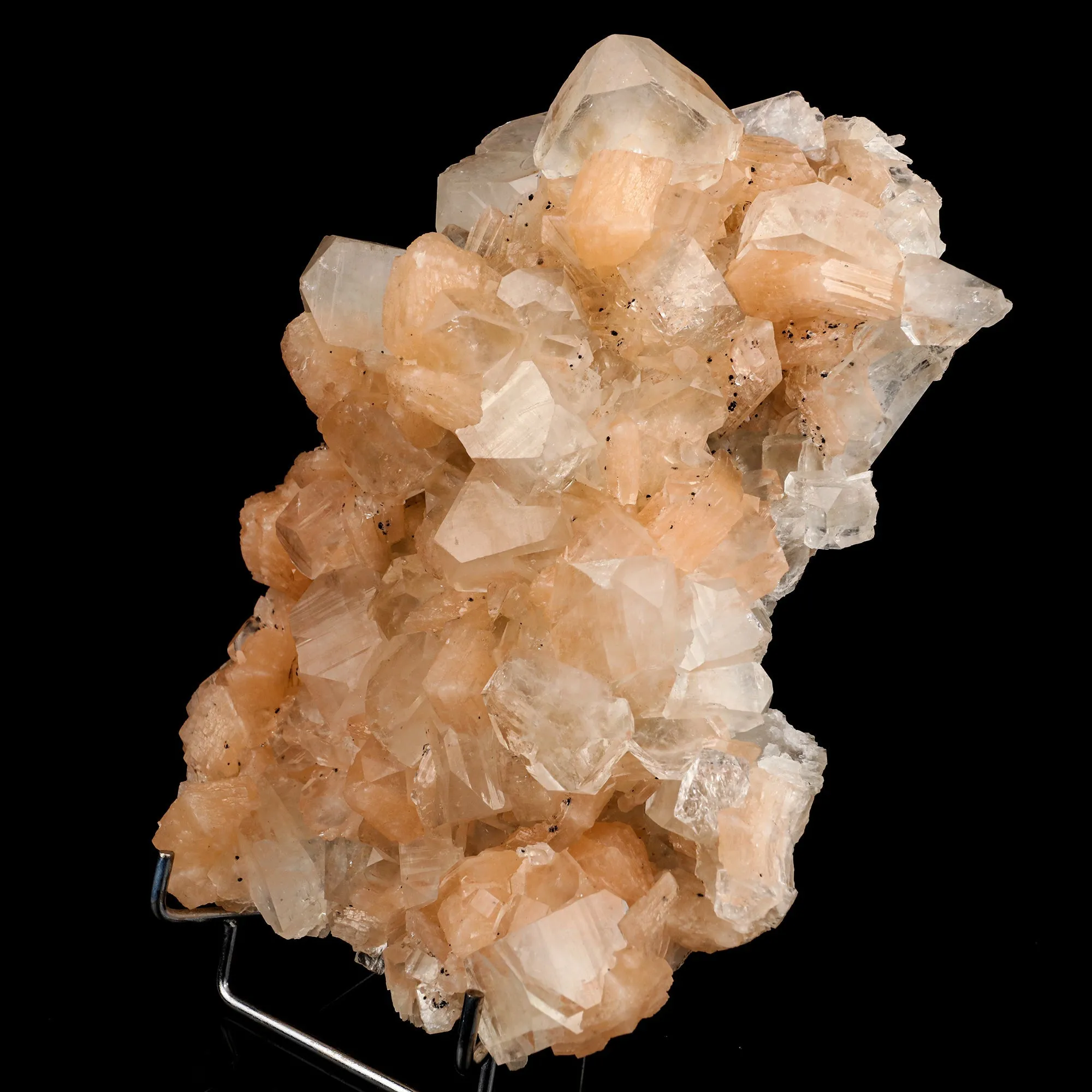 Apophyllite Cubes with Stilbite Natural Mineral Specimen - image 3