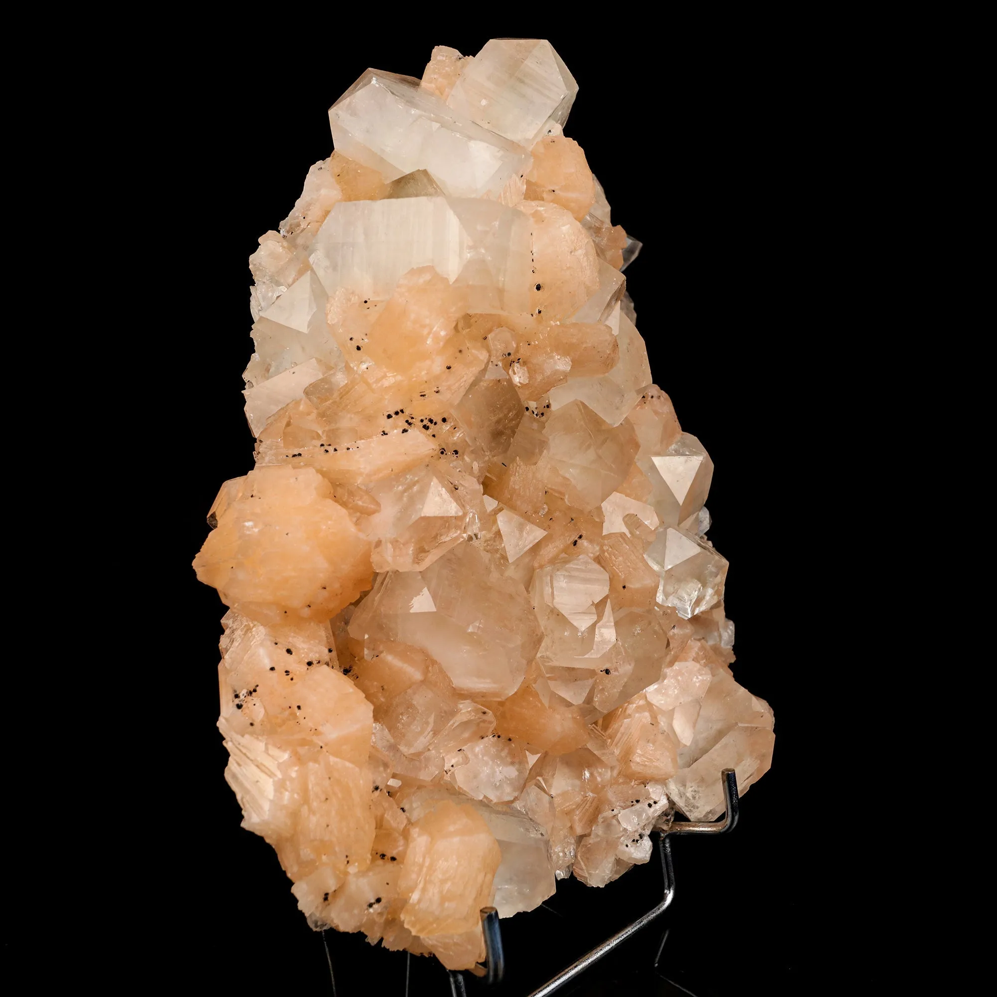 Apophyllite Cubes with Stilbite Natural Mineral Specimen - image 2
