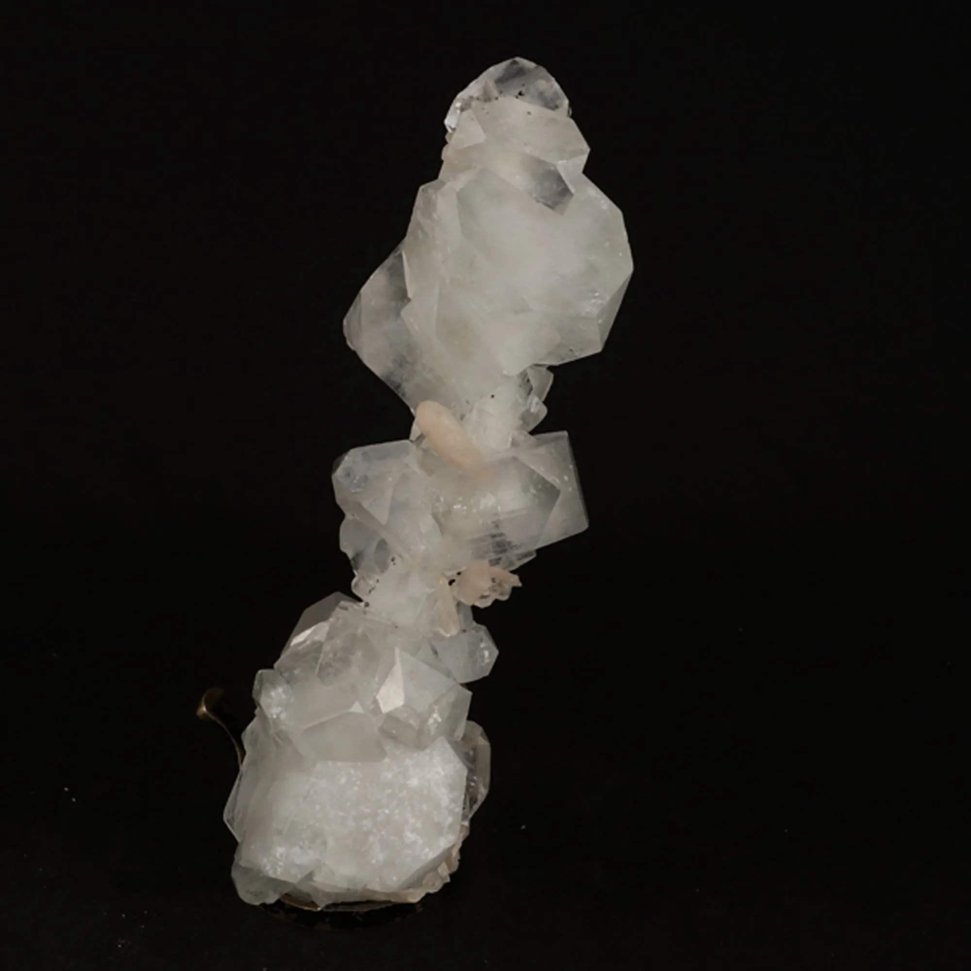 Apophyllite Cubes with Stilbite Natural Mineral Specimen - image 4