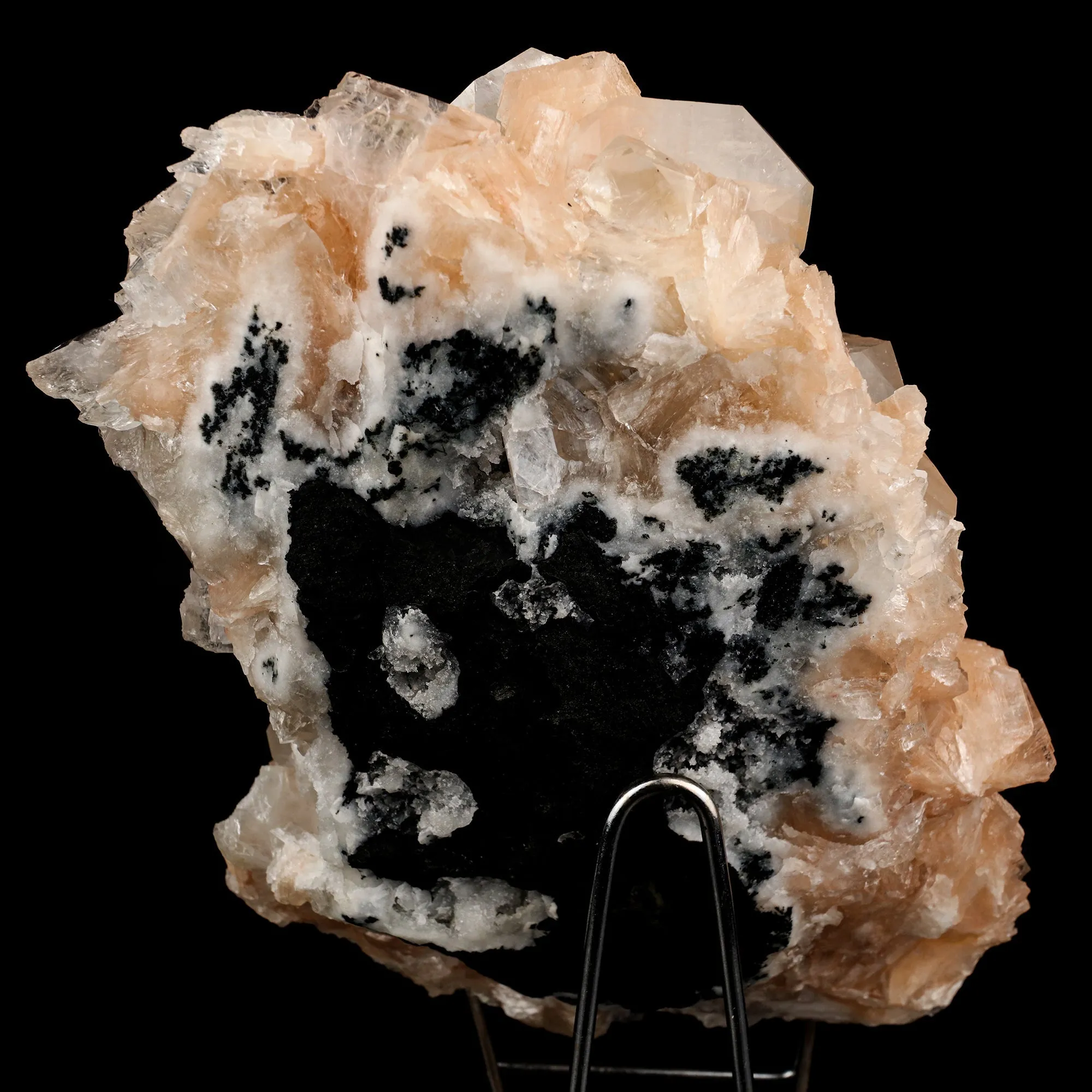 Apophyllite Cubes with Stilbite Natural Mineral Specimen - image 4