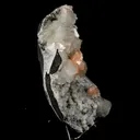 Apophyllite Cubes with Stilbite on Chalcedony Natural Mineral Specimen - image 3
