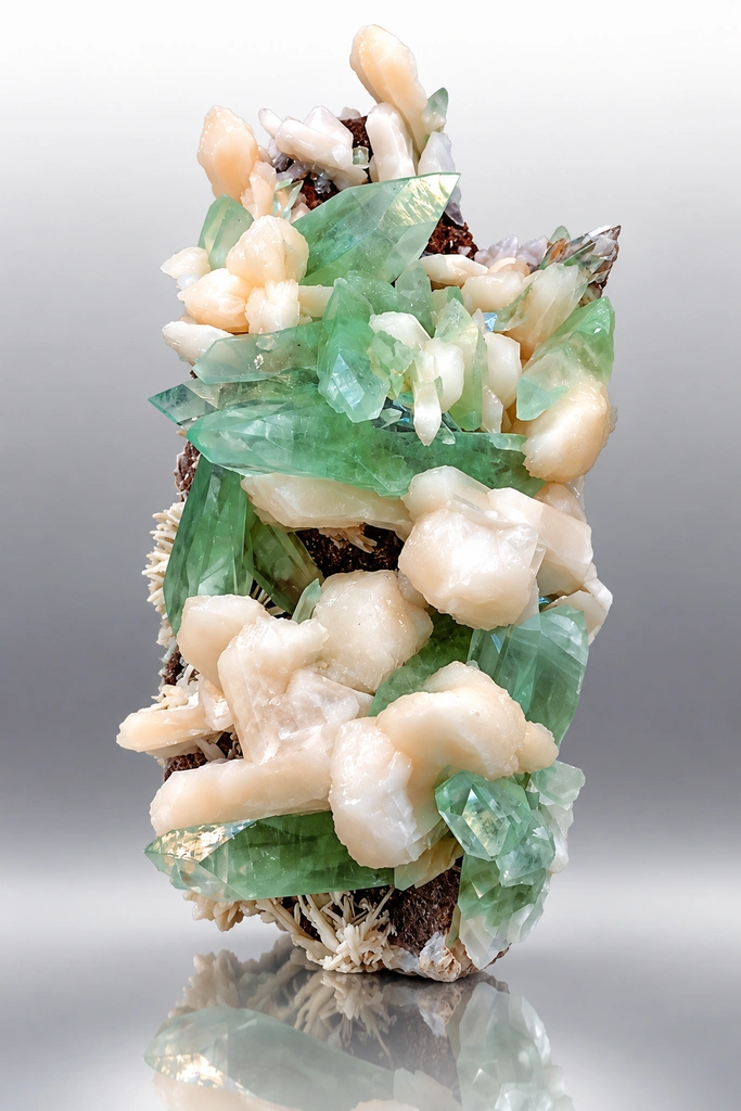 Apophyllite from India image