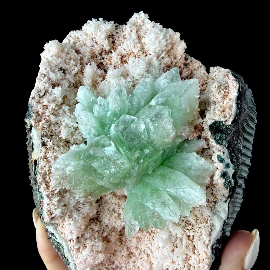 Apophyllite from Jalgaon, Jalgaon District, Nashik Division, Maharashtra, India - image 6