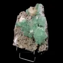 Apophyllite Green Crystal with Stilbite Natural Mineral Specimen - image 2