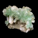 Apophyllite Green Crystal with Stilbite Natural Mineral Specimen - image 4