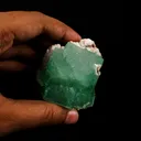 Apophyllite Green Cube on Chalcedony Natural Mineral Specimen - image 5
