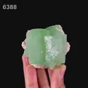 Apophyllite Green Cube on Chalcedony Natural Mineral Specimen - image 6