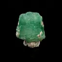 Apophyllite Green Cube on Chalcedony Natural Mineral Specimen - image 1
