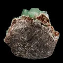 Apophyllite Green Cube with Mordenite Free Standing Natural Mineral Specimen - image 5
