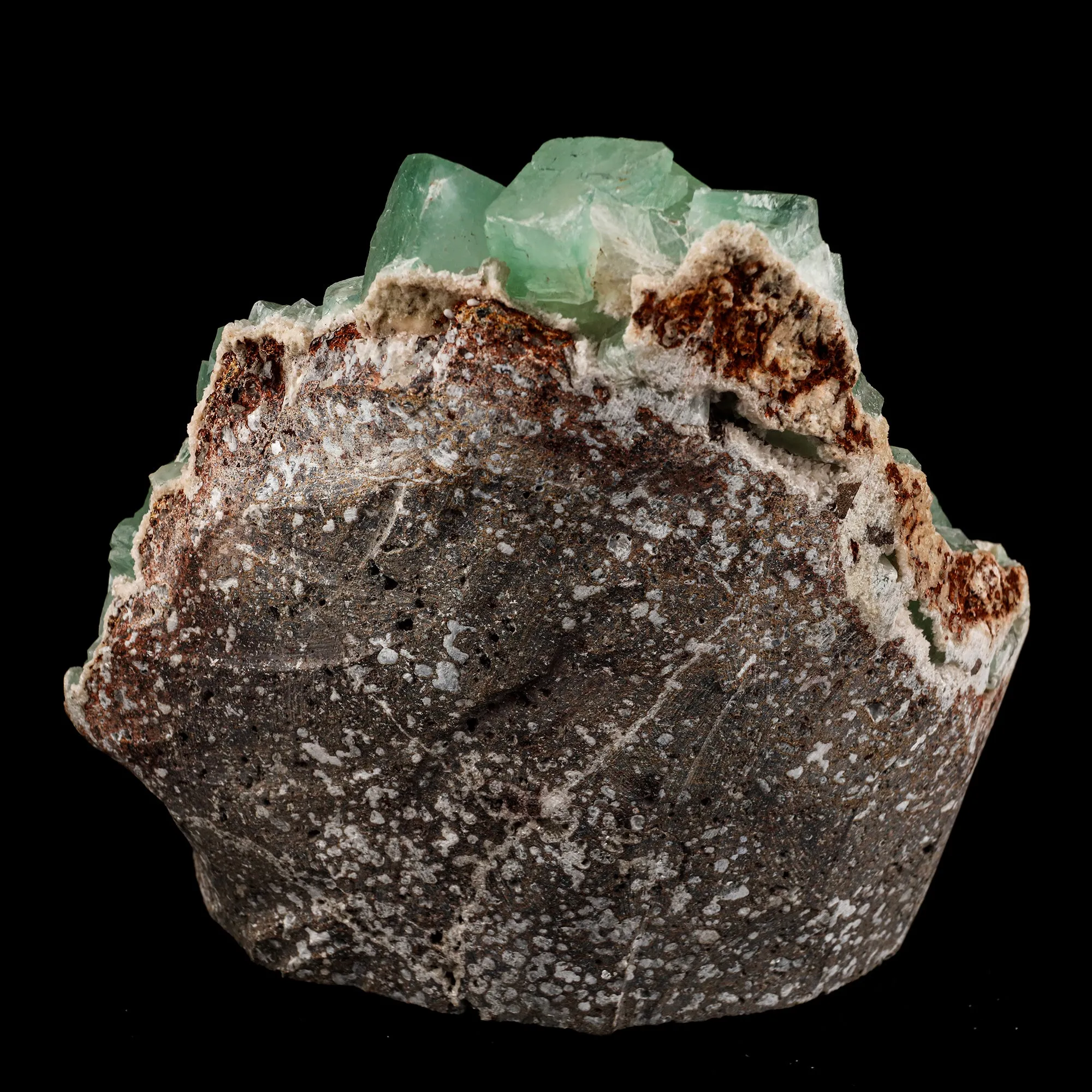 Apophyllite Green Cube with Mordenite Free Standing Natural Mineral Specimen - image 5
