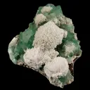 Apophyllite Green Cube with Mordenite Free Standing Natural Mineral Specimen - image 2