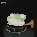Apophyllite Green Cube with Mordenite Free Standing Natural Mineral Specimen - image 2