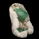 Apophyllite Green Cube with Mordenite Natural Mineral Specimen - image 3
