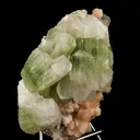 Apophyllite green cube with Stilbite Natural Mineral Specimen - image 3