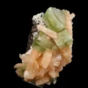 Apophyllite green cube with Stilbite Natural Mineral Specimen - image 3