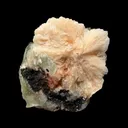 Apophyllite green cube with Stilbite Natural Mineral Specimen - image 6