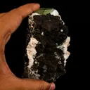 Apophyllite green cube with Stilbite Natural Mineral Specimen - image 5