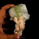 Apophyllite green cube with Stilbite Natural Mineral Specimen - image 4