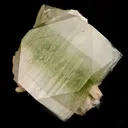 Apophyllite green cube with Stilbite Natural Mineral Specimen - image 2