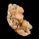 Apophyllite green cube with Stilbite Natural Mineral Specimen - image 5