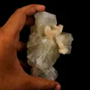 Apophyllite green cube with Stilbite Natural Mineral Specimen - image 4