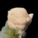 Apophyllite green cube with Stilbite Natural Mineral Specimen - image 5