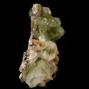 Apophyllite green cube with Stilbite Natural Mineral Specimen - image 3