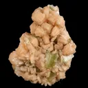 Apophyllite green cube with Stilbite Natural Mineral Specimen - image 1