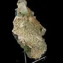 Apophyllite green Cubes with Stilbite and Heulandite Natural Mineral Specimen - image 2