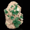 Apophyllite green with Mordenite Free Standing Natural Mineral Specimen - image 3