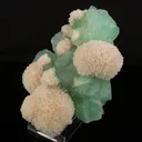 Apophyllite Green with Mordenite Natural Mineral Specimen - image 2