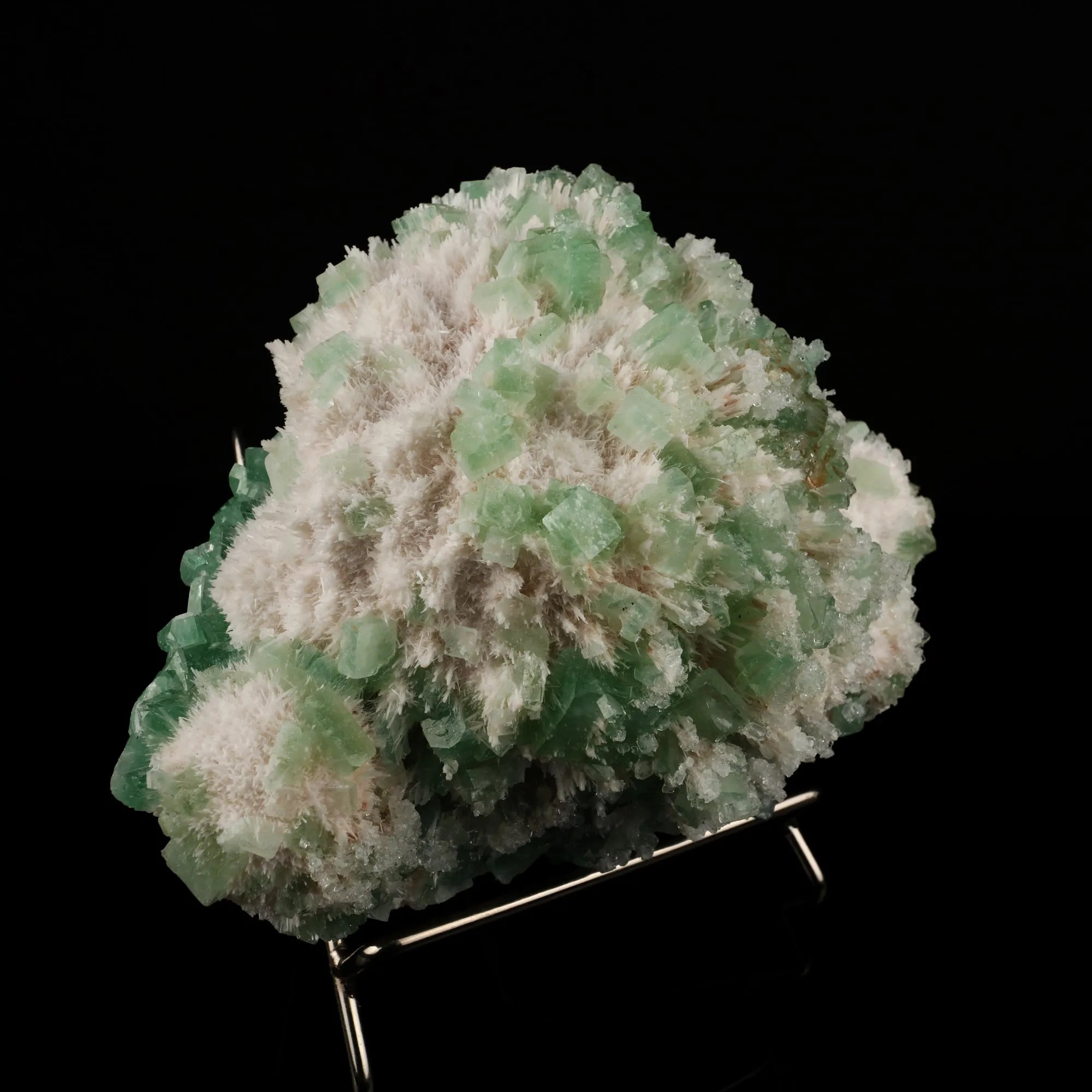 Apophyllite Green with Mordenite Natural Mineral Specimen - image 2