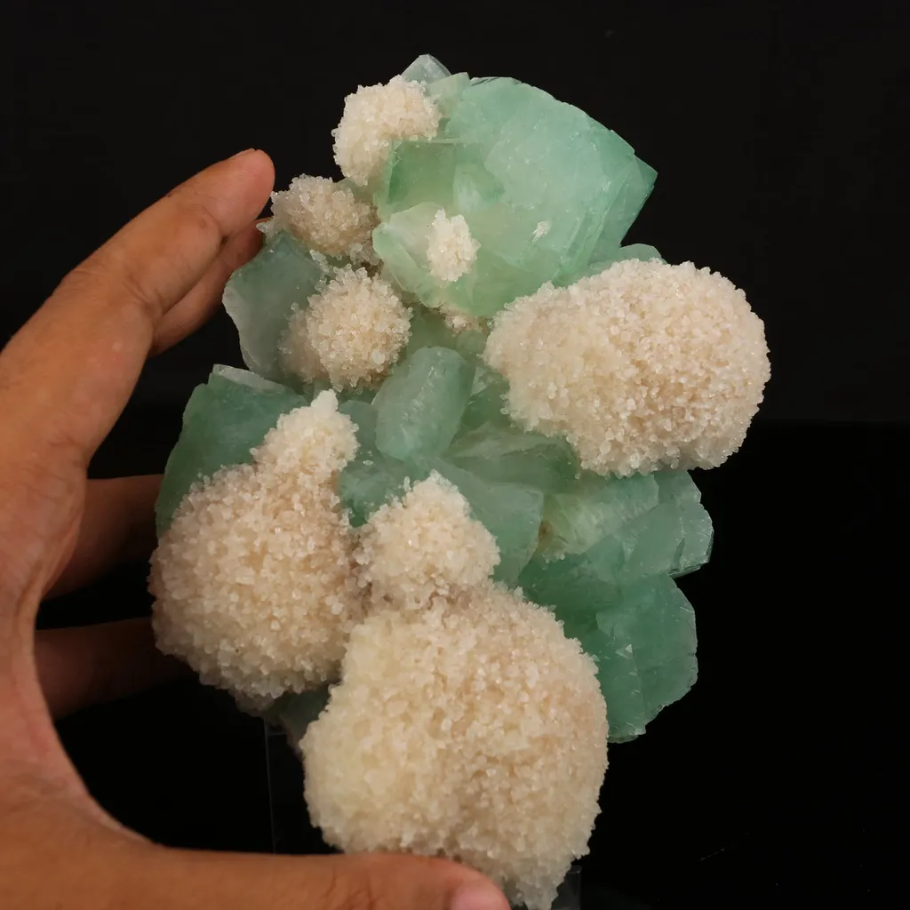 Apophyllite Green with Mordenite Natural Mineral Specimen - image 4