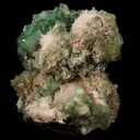 Apophyllite Green with Mordenite Self Standing Natural Mineral Specimen - image 1