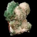 Apophyllite Green with Mordenite Self Standing Natural Mineral Specimen - image 2
