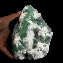 Apophyllite green with Scolecite on Chalcedony A Real Attention Grabber - image 4
