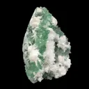 Apophyllite green with Scolecite on Chalcedony A Real Attention Grabber - image 3